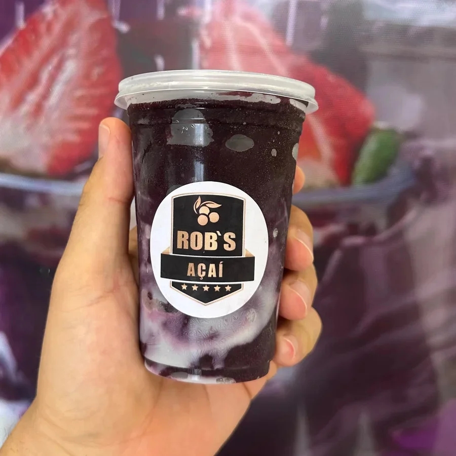 Açaí com leite condensado (copo pronto) — ARENA NA PRAÇA GOURMET