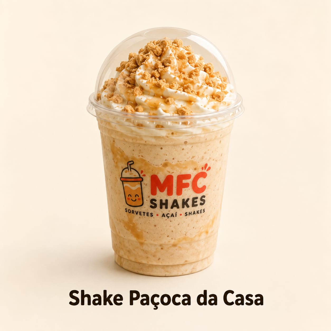 Shake Paçoca da Casa — MFC burguer house