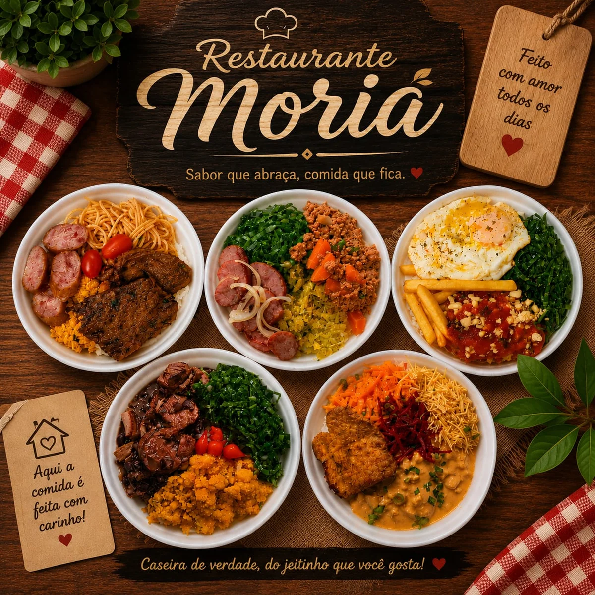 Monte sua Marmita do Dia — Moriá